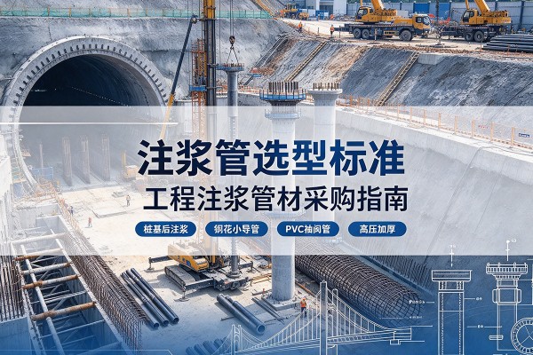 沙注浆管选型标准
