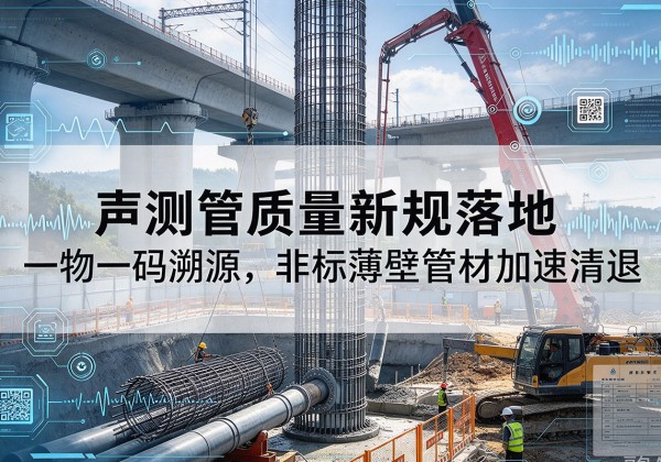 沙声测管质量新规落地，一物一码溯源，非标薄壁管材加速清退
