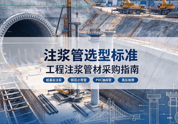 沙注浆管选型标准